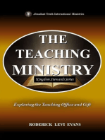 The Teaching Ministry: Exploring the Teaching Office and Gift