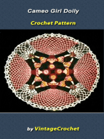 Cameo Girl Doily Vintage Crochet Pattern eBook