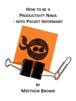 How To Be A Productivity Ninja: With Pocket Informant