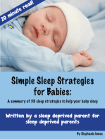 Simple Sleep Strategies for Babies: A summary of 38 sleep strategies to help your baby sleep