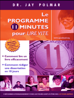Le Programme 11 Minutes Pour Leer Vite