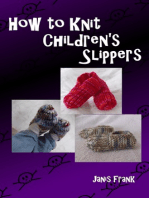 How to Knit Children's Slippers