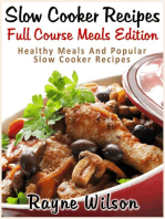 Slow Cooker Recipes 