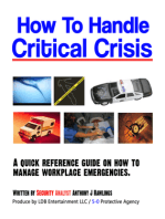 How to Handle Critical Crisis