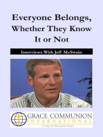 Everyone Belongs, Whether They Know It or Not: Interviews With Jeff McSwain