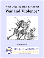 What Does the Bible Say About War and Violence?