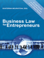 Business Law for Entrepreneurs. A Legal Guide to Doing Business in the United States.