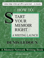 Start Your Memoir Right: A Writing Launch