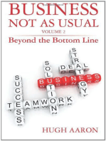 Business Not as Usual: Beyond the Bottom Line