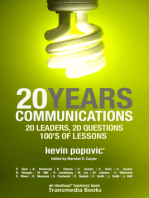 20YEARS Communications: 20 Leaders, 20 Questions, 100's of Lessons