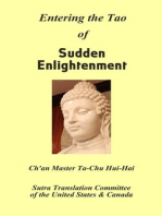 Entering the Tao of Sudden Enlightenment