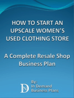 How To Start An Upscale Women’s Used Clothing Store: A Complete Resale Shop Business Plan