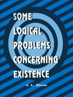 Some Logical Problems Concerning Existence