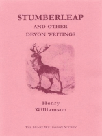 Stumberleap, and other Devon writings: Contributions to the Daily Express and Sunday Express, 1915-1935: Henry Williamson Collections, #1
