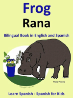 Learn Spanish: Spanish for Kids. Bilingual Book in English and Spanish: Frog - Rana.: Learning Spanish for Kids., #1