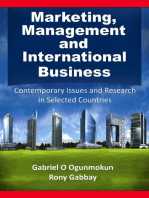 Marketing, Management and International Business: Contemporary Issues and Research in Selected Countries