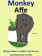 Bilingual Book in English and German: Monkey - Affe - Learn German Collection: Learning German for Kids, #3