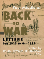 Back to War: Letters Jun 1915 to Oct 1915