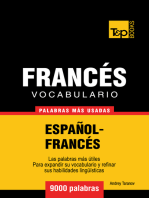 Vocabulario Español-Francés: 9000 Palabras Más Usadas