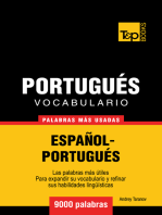 Vocabulario Español-Portugués: 9000 Palabras Más Usadas