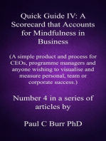 Quick Guide IV: A Scorecard that Accounts for Mindfulness in Business