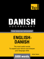 Danish Vocabulary for English Speakers: 5000 Words