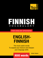 Finnish Vocabulary for English Speakers