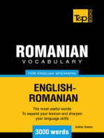 Romanian Vocabulary for English Speakers