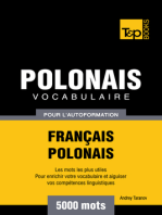 Vocabulaire Français-Polonais pour l'autoformation: 5000 mots