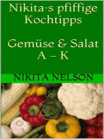 Nikita·s pfiffige Kochtipps: Gemüse und Salat - A - K