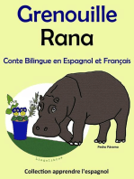 Conte Bilingue en Espagnol et Français: Grenouille - Rana. Collection apprendre l'espagnol.