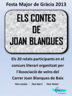 Els contes de Joan Blanques 2013