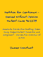 Petition for Certiorari Denied Without Opinion