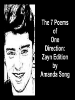 The 7 Poems of One Direction: Zayn Edition