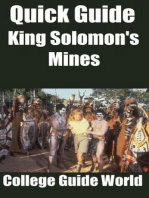 Quick Guide: King Solomon's Mines