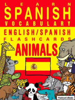 Learn Spanish Vocabulary: English/Spanish Flashcards - Animals