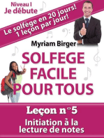 Solfège Facile Pour Tous ou Comment Apprendre Le Solfège en 20 Jours !: Leçon N°5