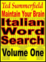 Maintain Your Brain Italian Word Search Puzzles Volume 1