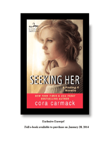 Exclusive Excerpt of Seeking Her by Cora Carmack