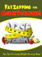 Fat Zapping For Couch Potatoes: Top Tips For Losing Weight The Lazy Way