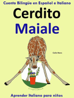 Cuento Bilingüe en Español e Italiano: Cerdito - Maiale. Aprender Italiano para niños.