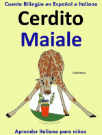 Cuento Bilingüe en Español e Italiano: Cerdito - Maiale. Aprender Italiano para niños.: Aprender Italiano para niños., #2