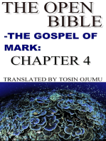 The Open Bible: The Gospel of Mark: Chapter 4