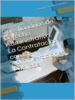 Cuestionarios de Derecho Administrativo. La Contratación con las Administraciones Públicas.