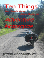 Ten Things You Should Know Before Buying an Adventure Motorcycle
