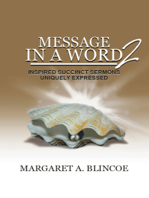 Message in a Word 2: Inspired Succinct Sermons Uniquely Expressed