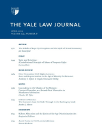 Yale Law Journal: Volume 122, Number 6 - April 2013