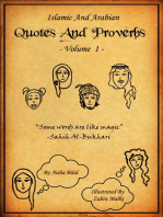 Islamic and Arabian Quotes and Proverbs - Volume 1 [Illustrated]