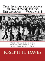 The Indonesian Army from Revolusi to Reformasi Volume 1