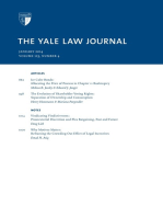 Yale Law Journal: Volume 123, Number 4 - January 2014